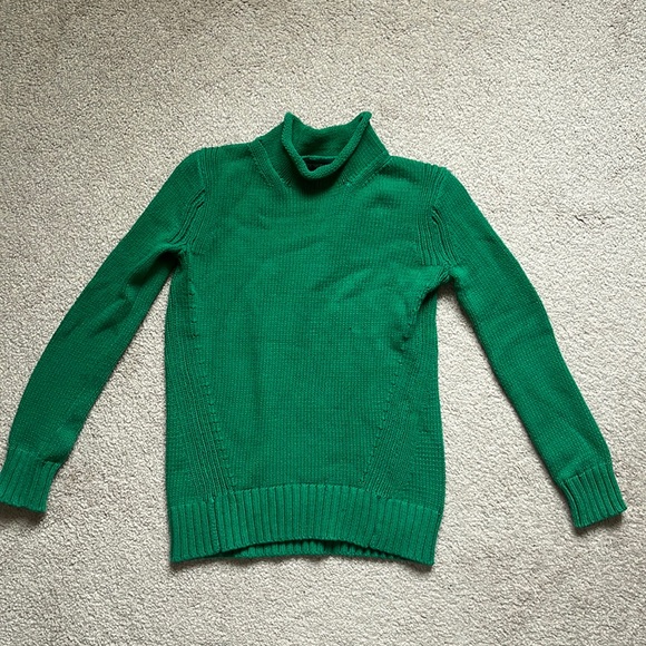 J Crew Rollneck sweater in Kelly Green sz xxs - Picture 2 of 8